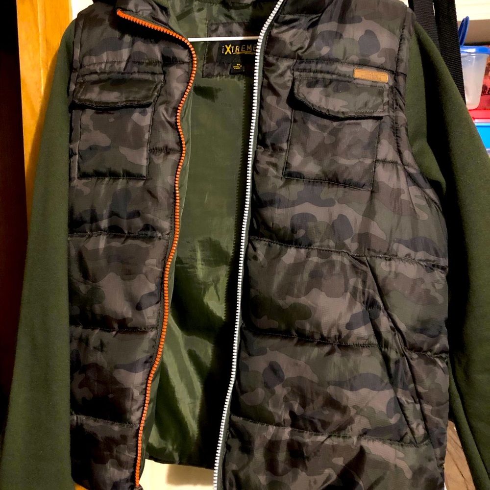 Boys Extreme hoodie/puffer jacket